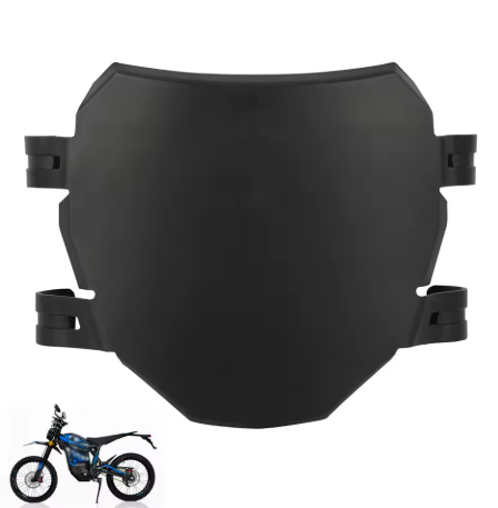 Black Front number Plate For Surron, Talaria, Emoto Bikes Universal Fit
