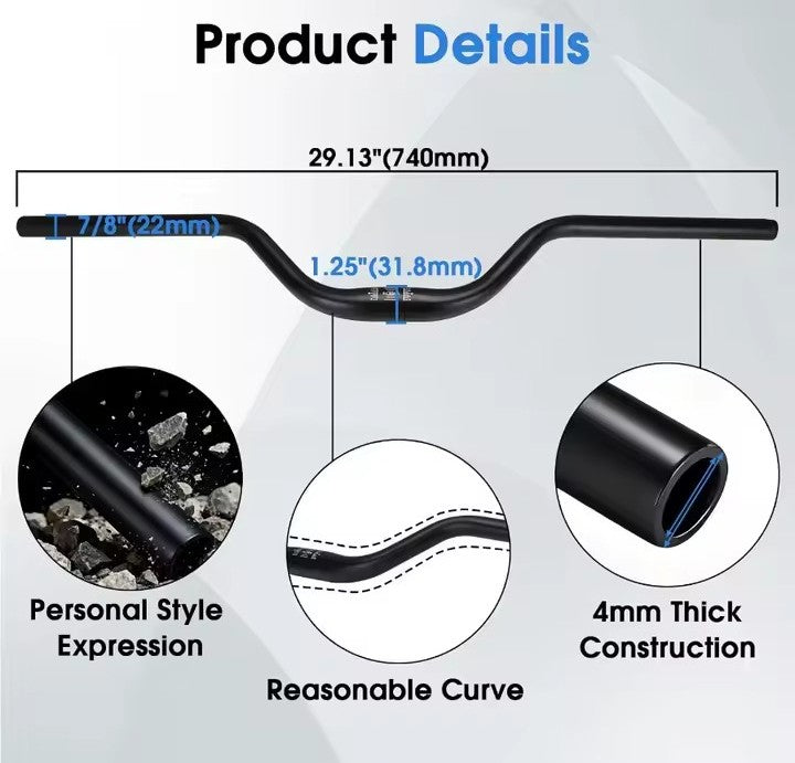 High rise handlebars