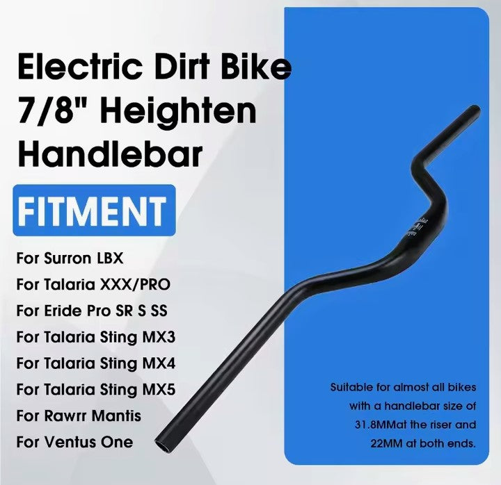 High rise handlebars