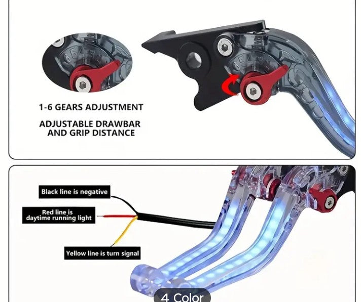 LED brake levers